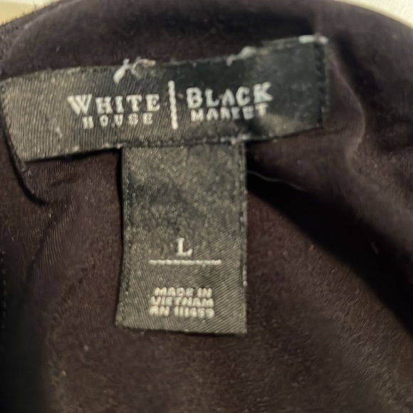 WHBM dress. Black, grey, cream and teal. Very comfortable! - Picture 4 of 6